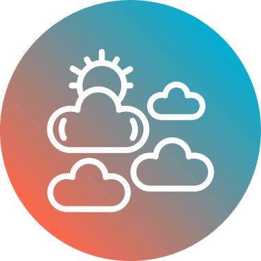 Bulut vektör simgesi. Basit bir tasvir. bulut sembolü