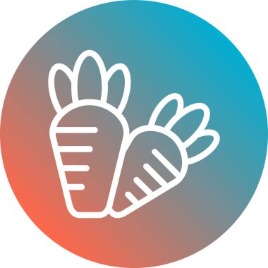 Eldiven simgesinin vektör çizimi