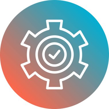 Teçhizat Web simgesi basit illüstrasyon