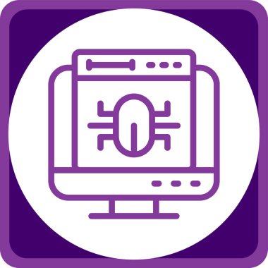 Eşsiz Laptop Vektör Satır Simgesi