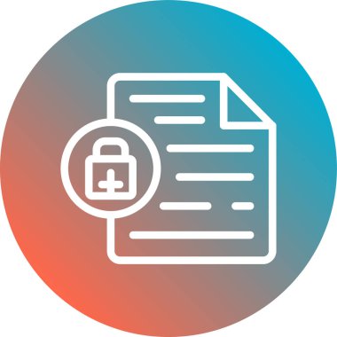 Dosya simgesinin vektör illüstrasyonu