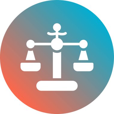 Simge vektör illüstrasyonunu dengele