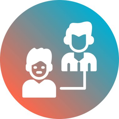 İnsan simgesinin vektör illüstrasyonu