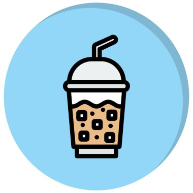 içecek vektör simgesi modern basit vektör illüstrasyonu