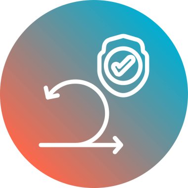 İşaretleme simgesinin vektör illüstrasyonu