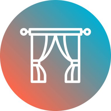 Beyaz arkaplanda mavi ip simgesi