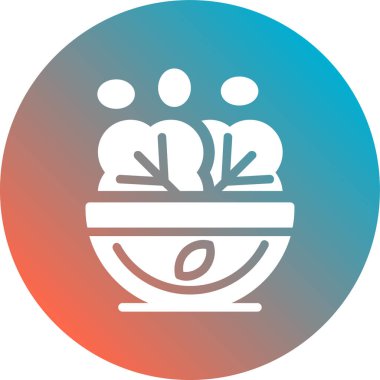 Gıda ikonu yiyeceklerinin vektör illüstrasyonu