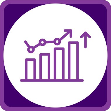İş ve finans simgesinin vektör illüstrasyonu