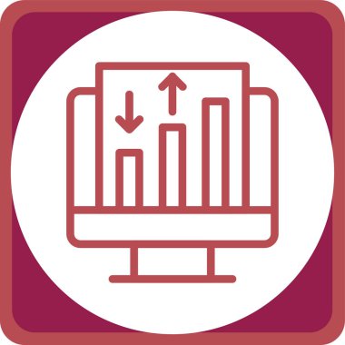 Modern simgenin vektör illüstrasyonu