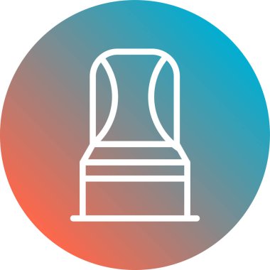 Uzun gölge arkaplan ile izole edilmiş beyaz elektrikli demir hat simgesi. Demir işareti. daire