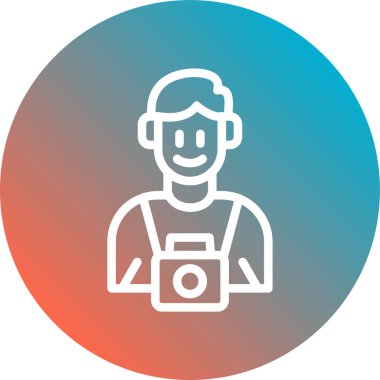 Modern simgenin vektör illüstrasyonu