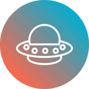 uzaylı vektör çizgisi simgesi