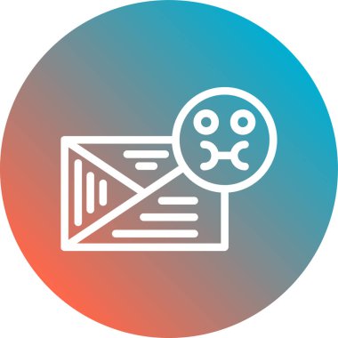 zarf simgesi vektör illüstrasyonu