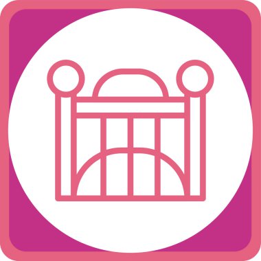 Modern b 'nin vektör illüstrasyonu eksik simgesi