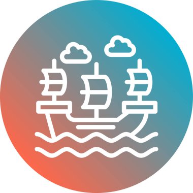 Vektör illüstrasyonu, simge ögesi biçimi