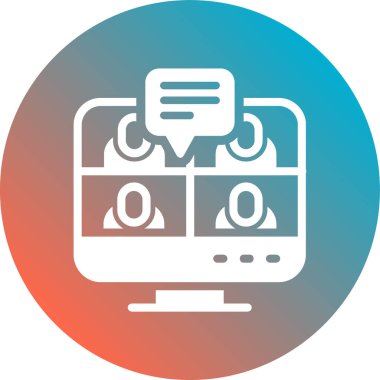 bilgisayar simgesi vektör illüstrasyonu