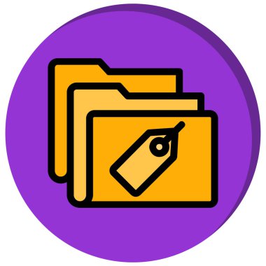 belge simgesi, vektör çizimi