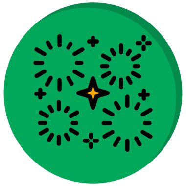 Noel ağacı simgesi, vektör illüstrasyonu