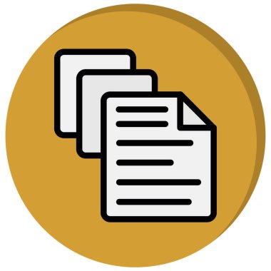 Dosya. Web simgesi basit illüstrasyon