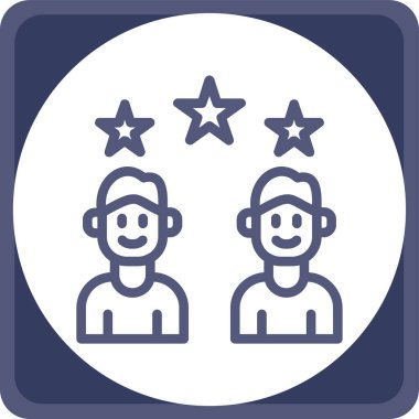 İnsan simgesinin vektör illüstrasyonu