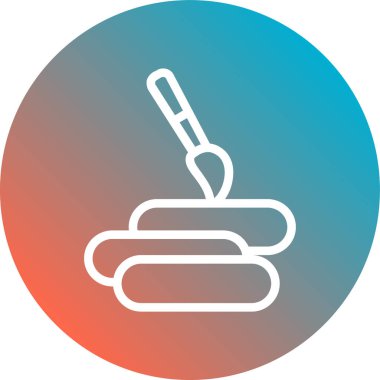 Gıda simgesinin vektör illüstrasyonu