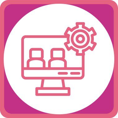 bilgisayar simgesi, vektör illüstrasyonu