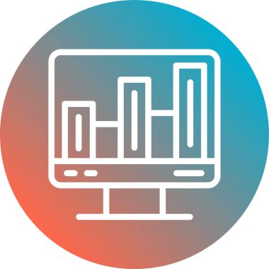 Seo simgesinin vektör illüstrasyonu