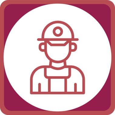 Bir insan simgesinin vektör illüstrasyonu