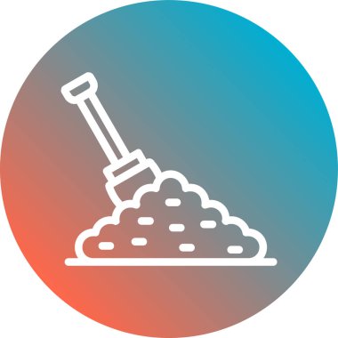 Projeniz için vektör kürek simgesi