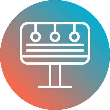 Vektör illüstrasyonu, silo simgesi