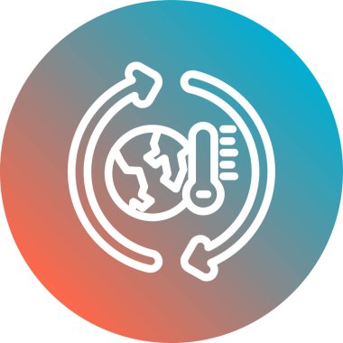 Bir gaz simgesinin vektör illüstrasyonu