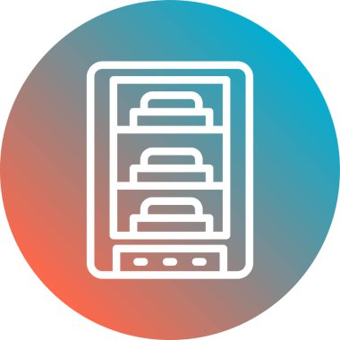 seo modern simgesinin vektör illüstrasyonu