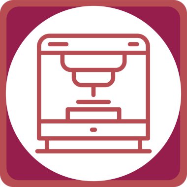 Modern bilgisayarın vektör illüstrasyonu