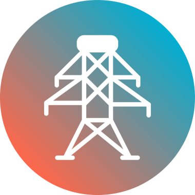 Modern bir simgenin vektör illüstrasyonu