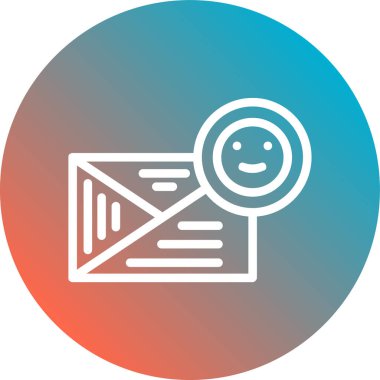 E- posta simgesinin vektör illüstrasyonu