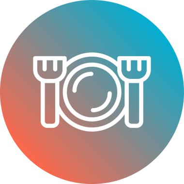 vektör akşam yemeği resimleme