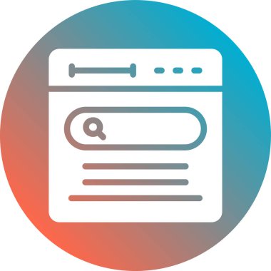 seo modern simgesinin vektör illüstrasyonu