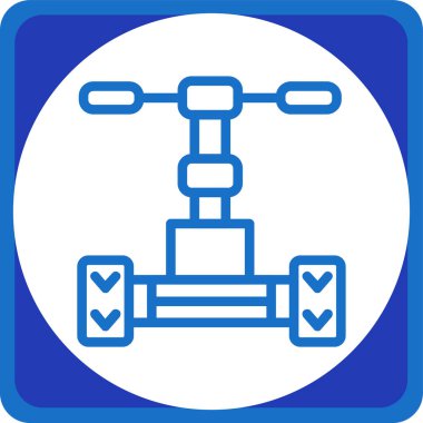 kaldırma simgesi, basit vektör illüstrasyonu