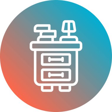 Vektör illüstrasyonu, seo modern simge