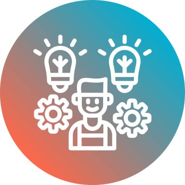 Vektör illüstrasyonu, simge ögesi arkaplanı