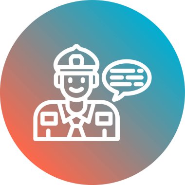 İnsan simgesinin vektör illüstrasyonu