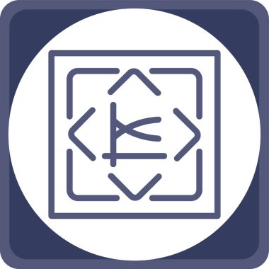 ok simgesinin vektör illüstrasyonu