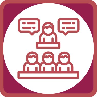 İnsan simgesinin vektör illüstrasyonu