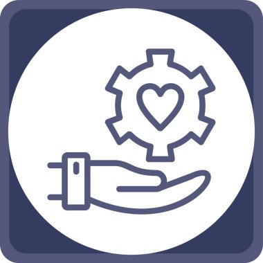 el ve anahtar vektör simgesi modern basit tasarım