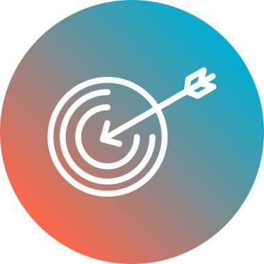 Hedef vektör satırı simgesine eşsiz ok