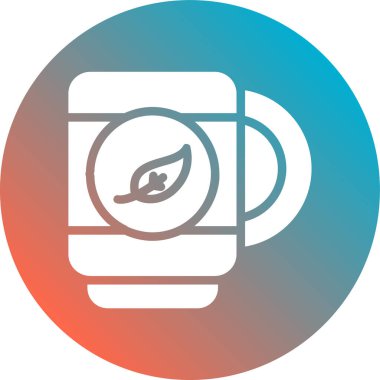 Kahve simgesinin vektör illüstrasyonu