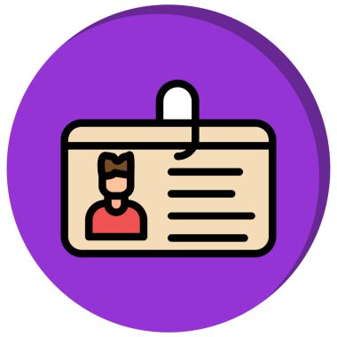 avatar. Web simgesi basit illüstrasyon