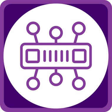 seo modern simgesinin vektör illüstrasyonu