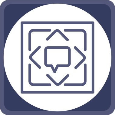 seo modern simgesinin vektör illüstrasyonu