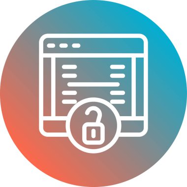 Tasarım için web simgesi, vektör illüstrasyonu